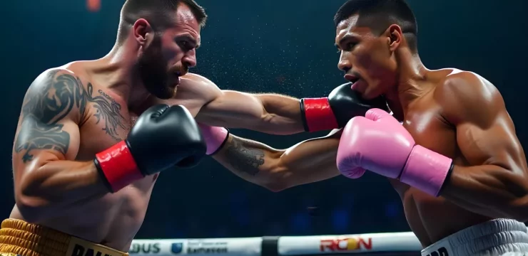 Məşq zalında boks kisəsi və armudu